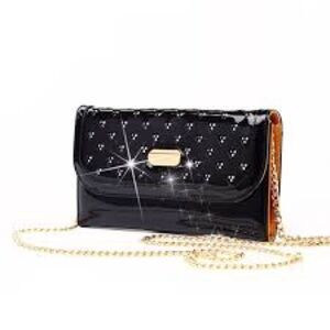 Brangio Italy Stars Art retro multi pocket mini clutch crossbody bag small size